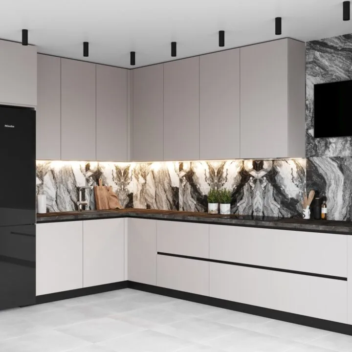 Grandeza monocroma — Savona Mueble, cocinas y muebles a medida en Barcelona