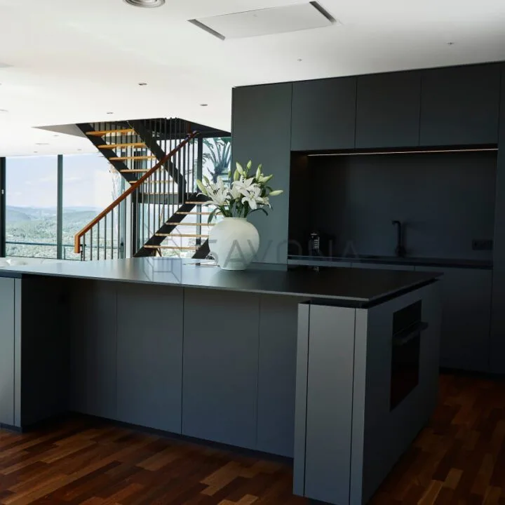 Elegancia negra — Savona Mueble, cocinas y muebles a medida en Barcelona